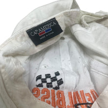 Load image into Gallery viewer, DeVilbiss Racing Hat Cap America Men's Adjustable White Canvas