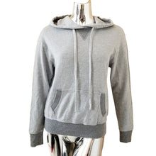 Load image into Gallery viewer, Everleigh Hooded Sweatshirt Womens XS Gray French Terry Pullover New