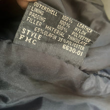 Load image into Gallery viewer, Vintage Y2K Wilsons Leather Motorcycle Biker Jacket XL Embossed Eagle Black