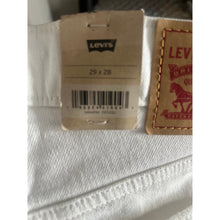 Load image into Gallery viewer, Levi's Wedgie Straight Leg Jeans Womens 29x28 White Button Fly