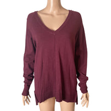 Load image into Gallery viewer, Bobeau Sweater Womens Medium Burgundy Pullover New