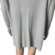 Load image into Gallery viewer, Devotion By Cyrus Turtleneck Sweater Womens Small Gray Ribbed New