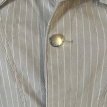 Load image into Gallery viewer, Like an Angel Jacket Womens Size 1X Beige White Stripped Linen Blend New