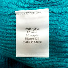 Load image into Gallery viewer, JCP JC Penney Sweater Womens Large Teal Blue Long Sleeve Pullover Wool Blend