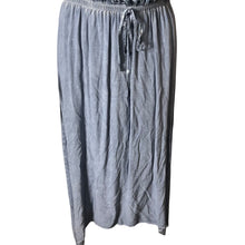 Load image into Gallery viewer, Knox Rose Womens M Blue Chambray Midi Dress Sleeveless Drawstring Handkerchief