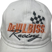 Load image into Gallery viewer, DeVilbiss Racing Hat Cap America Men's Adjustable White Canvas