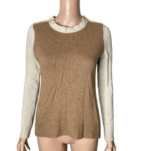 Load image into Gallery viewer, J Crew Sweater Womens Size XS Brown Tan Beige Merino Wool Pullover