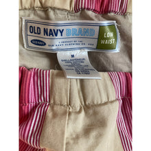 Load image into Gallery viewer, Old Navy Skirt Womens Medium Pink Stripe Tiered Cotton Boho Peasant Midi