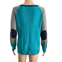 Load image into Gallery viewer, JCP JC Penney Sweater Womens Large Teal Blue Long Sleeve Pullover Wool Blend
