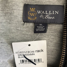 Load image into Gallery viewer, Wallen &amp; Bros Jacket Fleece Mens Size XL Pullover Zip Neck Black