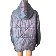 Load image into Gallery viewer, Armani Exchange Puffer Jacket Coat Womens XS Purple Full Zip