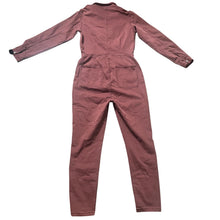 Load image into Gallery viewer, Free People Lennox Solid Jumpsuit Womens Med Brown Maroon Utility Cargo New