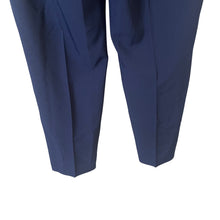 Load image into Gallery viewer, Kasper Womens Dress Pants 8P Navy Blue Pleated Front Trousers Career Work Office