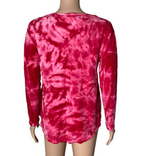 Load image into Gallery viewer, Baea Velour Shirt Womens XS Velour Pink Tie Dye