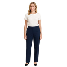 Load image into Gallery viewer, Kasper Womens Dress Pants 8P Navy Blue Pleated Front Trousers Career Work Office