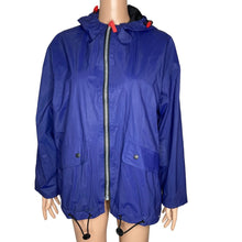 Load image into Gallery viewer, Totes Raincoat Womens Size Medium Purple Full Zip