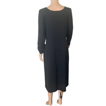 Load image into Gallery viewer, Leith Nordstrom Maxi Dress Womens XL Black Long Sleeve Scoop Neck New