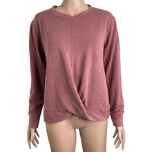 Load image into Gallery viewer, Knox Rose Sweatshirt Womens Small Stretch Mauve Pullover