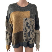 Load image into Gallery viewer, Mystree Sweater Womens Small Oversized Pullover Multicolored