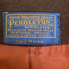 Load image into Gallery viewer, Vintage Pendleton Wool Blazer Womens 36 Small Brown USA Made Tailored