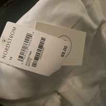 Load image into Gallery viewer, 1901 Pants Womens Size 14 White Pull On Slim Straight Leg Side Slit Stretch
