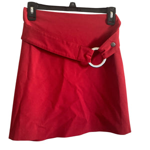 Cache Skirt Womens Size 6 Red Above Knee