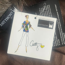 Load image into Gallery viewer, Anthony Original Cape Coat Poncho Womens Large Brown Faux Fur Trim