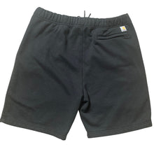 Load image into Gallery viewer, Carhartt Sweat Shorts Mens XL Black Relaxed Fit Fleece Drawstring Zip Pocket