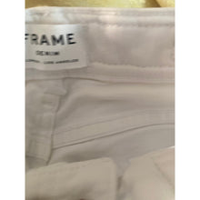 Load image into Gallery viewer, Frame Le Palazzo Jeans Womens 27 White High Rise Wide Leg Braided Trim New