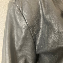 Load image into Gallery viewer, Vintage Y2K Wilsons Leather Motorcycle Biker Jacket XL Embossed Eagle Black