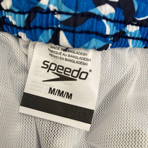 Speedo Swim Trunks Board Shorts Mens Medium Blue New