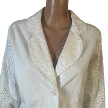 Load image into Gallery viewer, Chicos Jacket Womens XL Chicos 3 EyeLet White