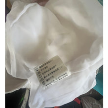 Load image into Gallery viewer, EIFINI Skirt Womens M Ivory Linen Viscose Blend Gold Button