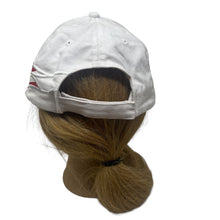 Load image into Gallery viewer, Coronado Cougars Marching Band Hat Mens One White USA Flag Flames Embroidered