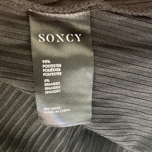 Soncy Maxi Skirt Womens 2XL Black Plus Size