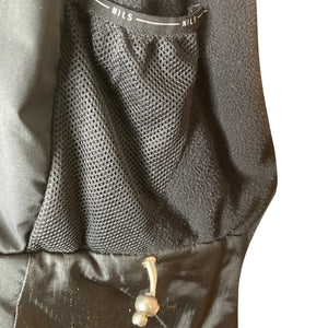 Nils Ski Jacket Womens Size 12 Black Fleece Lined Zip Front
