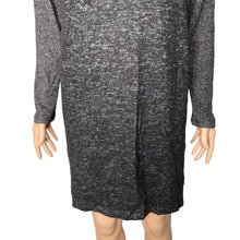 Load image into Gallery viewer, Bobeau Sweater Dress Womens Medium Black Marbled Stretch New