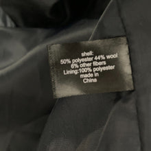 Load image into Gallery viewer, Lane Bryant Trench Coat Womens 14/16 Wool Blend Black