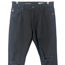 Load image into Gallery viewer, AG Adriano Goldschmied Farrah Skinny Ankle Jeans womens 28R Black High Rise Distressed