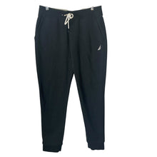 Load image into Gallery viewer, Nautica J Class Fleece Joggers Mens Medium Black Stretch Drawstring Sweatpants