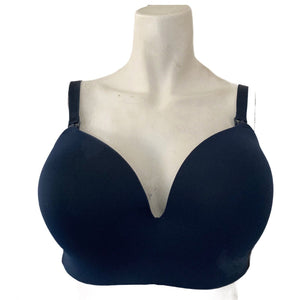 Auden Bra Womens 42D Navy Blue Wire Free Padded New Plus Size