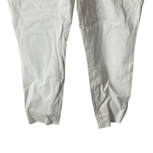 Load image into Gallery viewer, 1901 Pants Womens Size 14 White Pull On Slim Straight Leg Side Slit Stretch