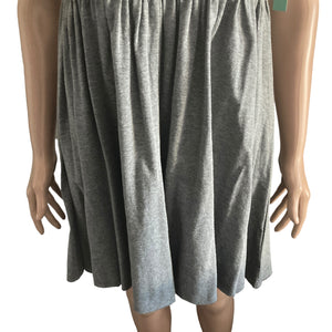 Abound Dress Womens XS Babydoll Aline Gray Stretch