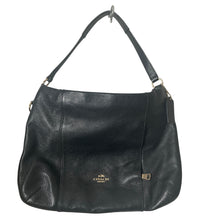 Load image into Gallery viewer, Coach Isabella Bag F35809 Black Pebbled Leather 13x9