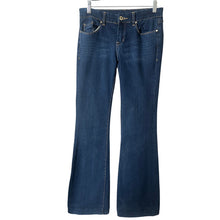 Load image into Gallery viewer, BLANKNYC Jeans Womens 26 Dark Wash Bootcut Flare Denim Whiskered