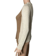 Load image into Gallery viewer, J Crew Sweater Womens Size XS Brown Tan Beige Merino Wool Pullover