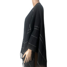 Load image into Gallery viewer, Eileen Fisher Wrap One Size Wool Twill Plaid