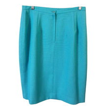 Load image into Gallery viewer, Vintage Susan Bristol Skirt Womens 12 Turquoise Teal Pencil Knee Length Canada