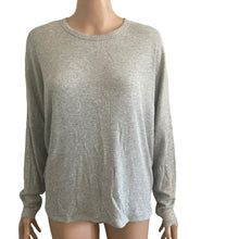 Load image into Gallery viewer, SOCIALITE Sweater Womens Medium Ribbed Gray Stretch Lightweight New