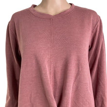 Load image into Gallery viewer, Knox Rose Sweatshirt Womens Small Stretch Mauve Pullover